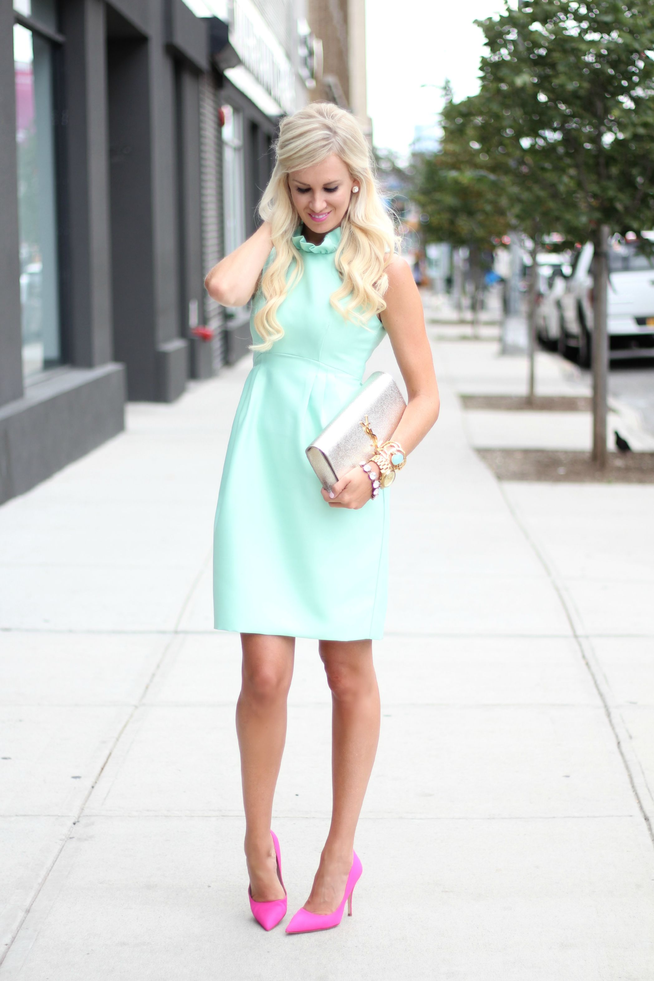 Outfit: girly in mint, pink and floral - THE STYLING DUTCHMAN.
