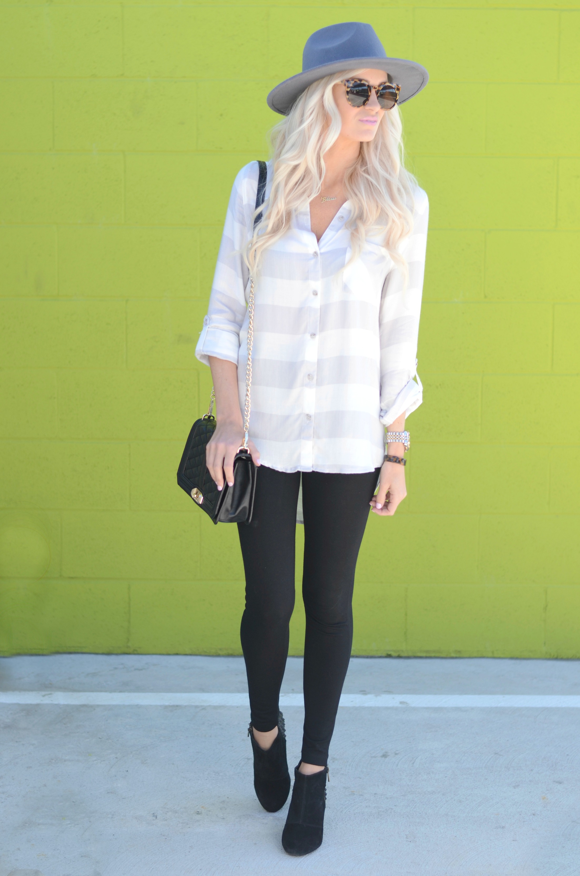 Thread & Supply Top, Stripe Button Down Shirt,