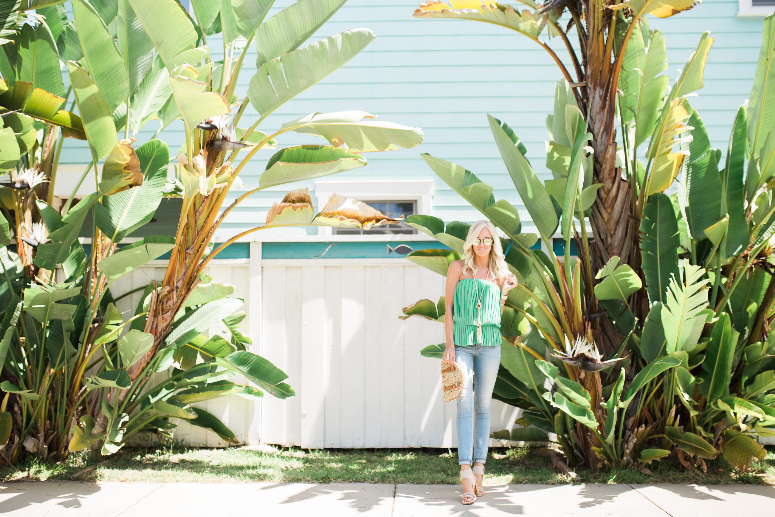 Green Nicole Miller Top