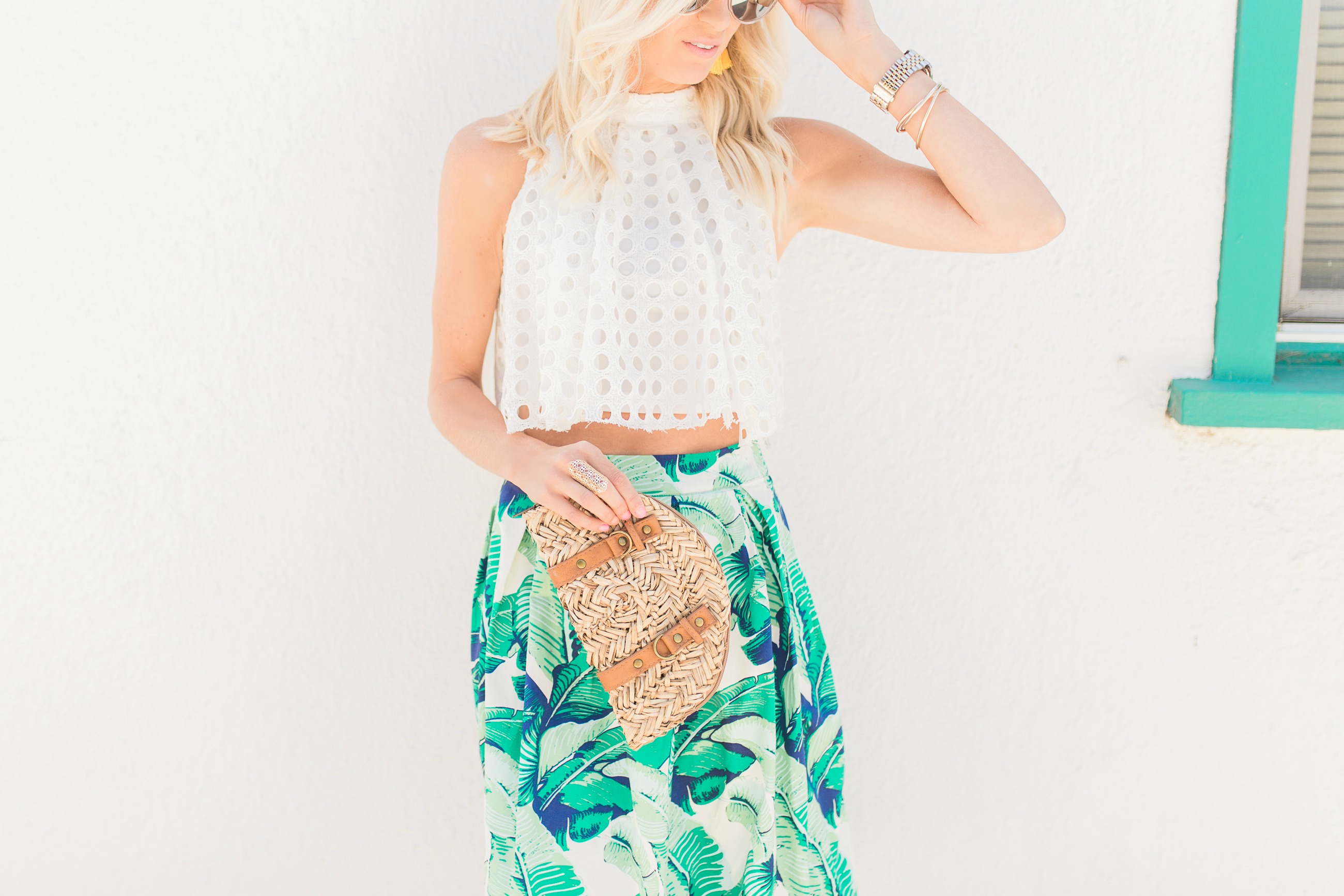 PalmPrintSkirt