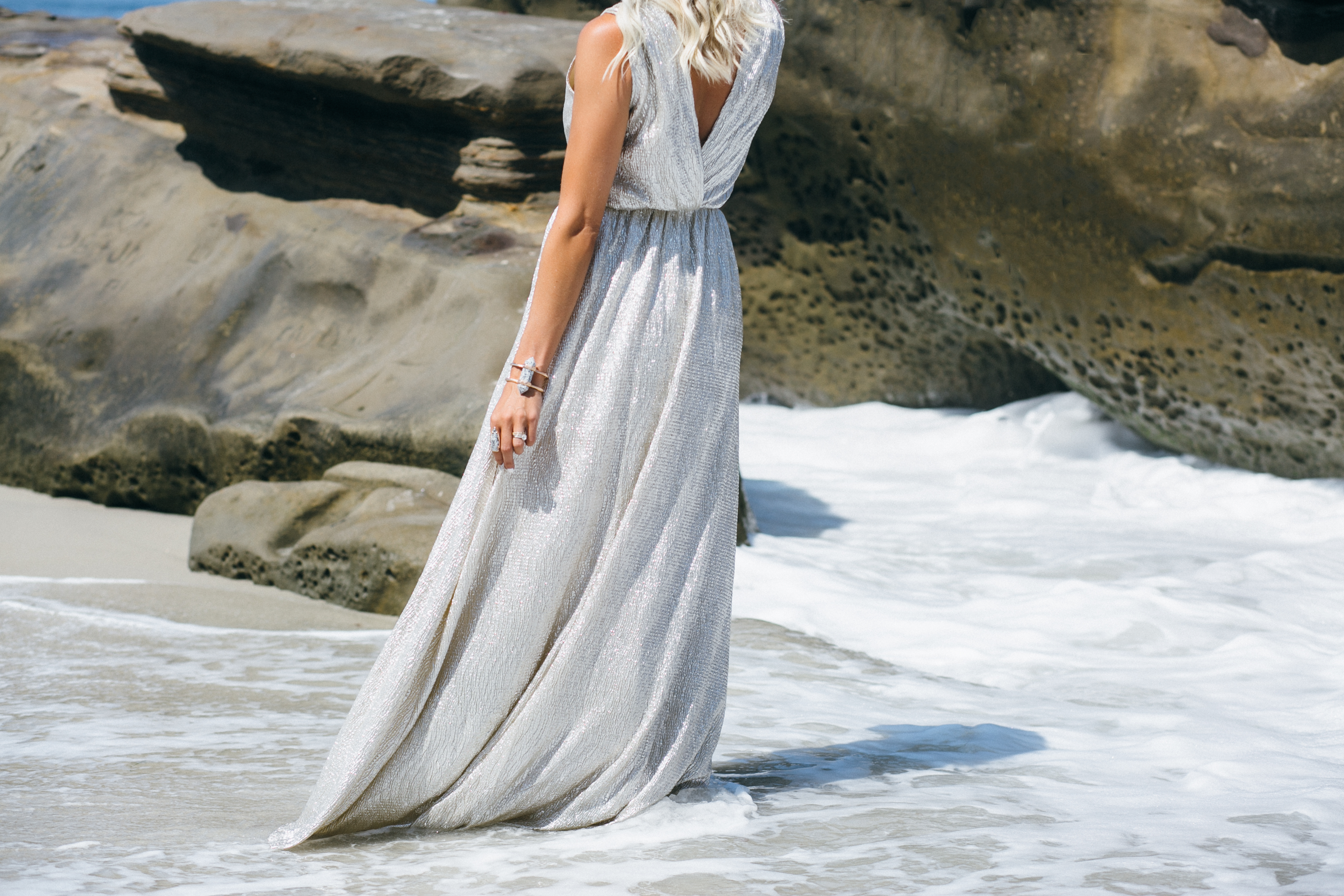 Shimmer Maxi Dress - Mckenna Bleu