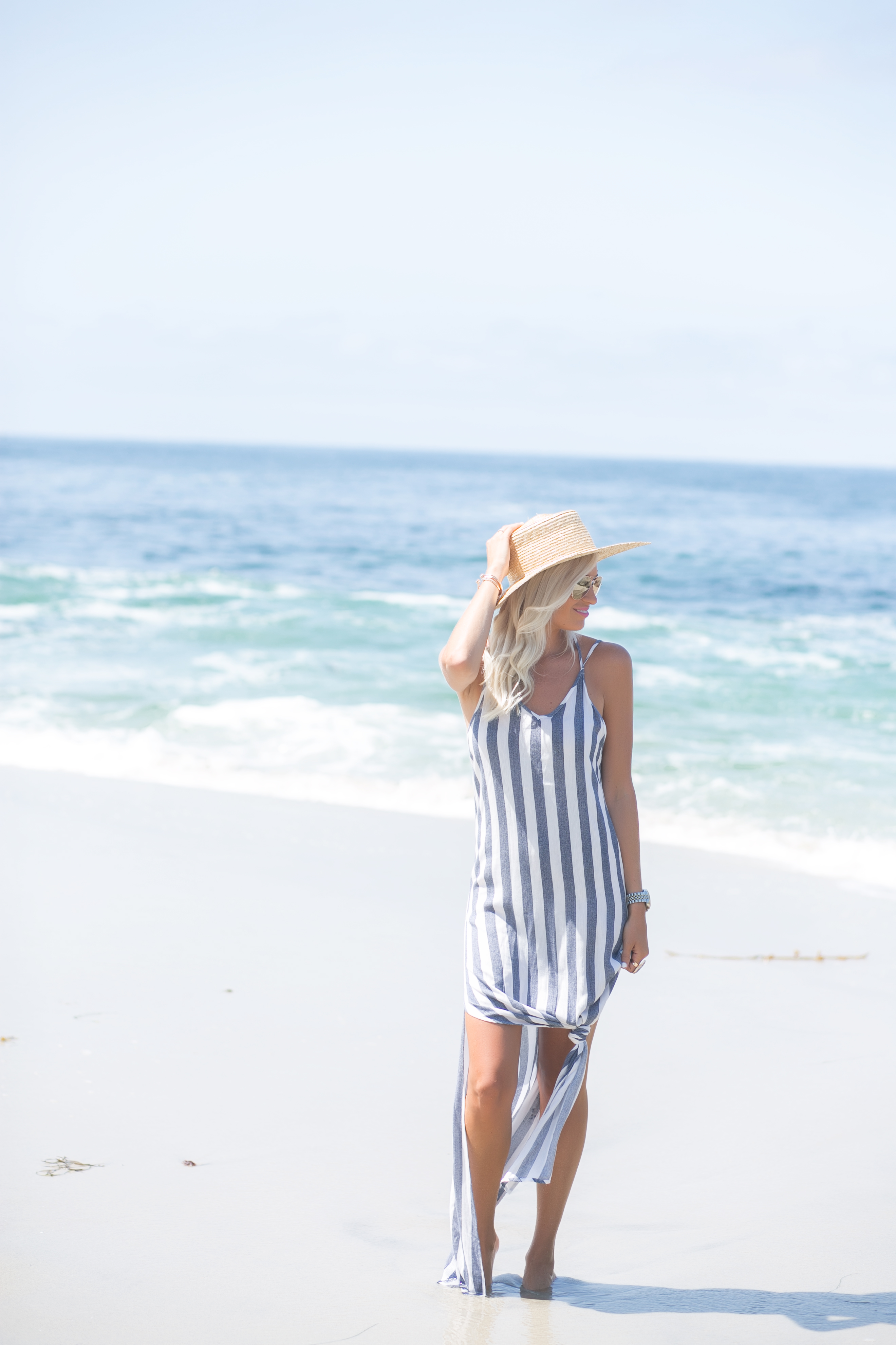 Beach Maxi, Stripe Dress