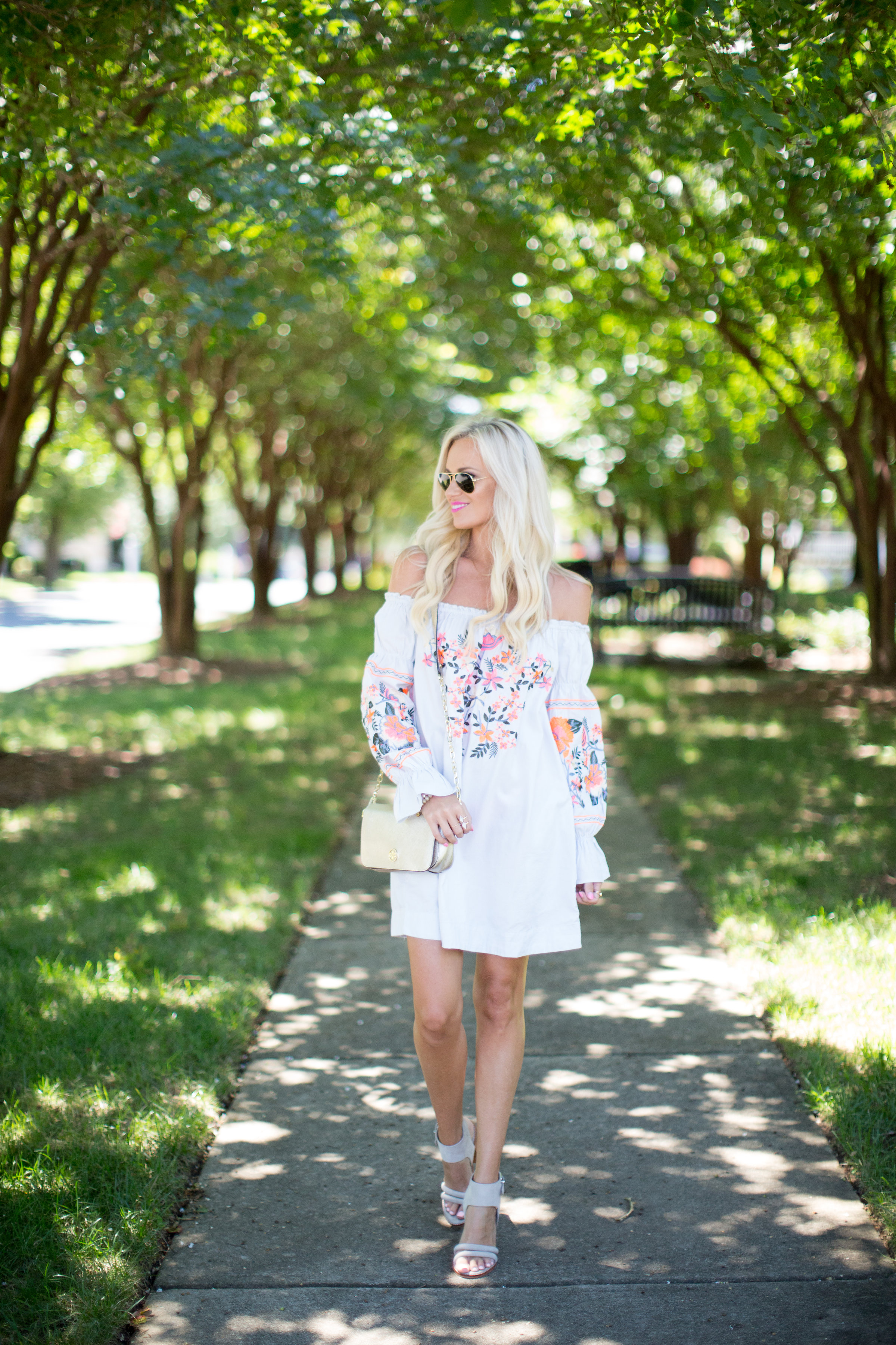 Floral Off the Shoulder Sundress