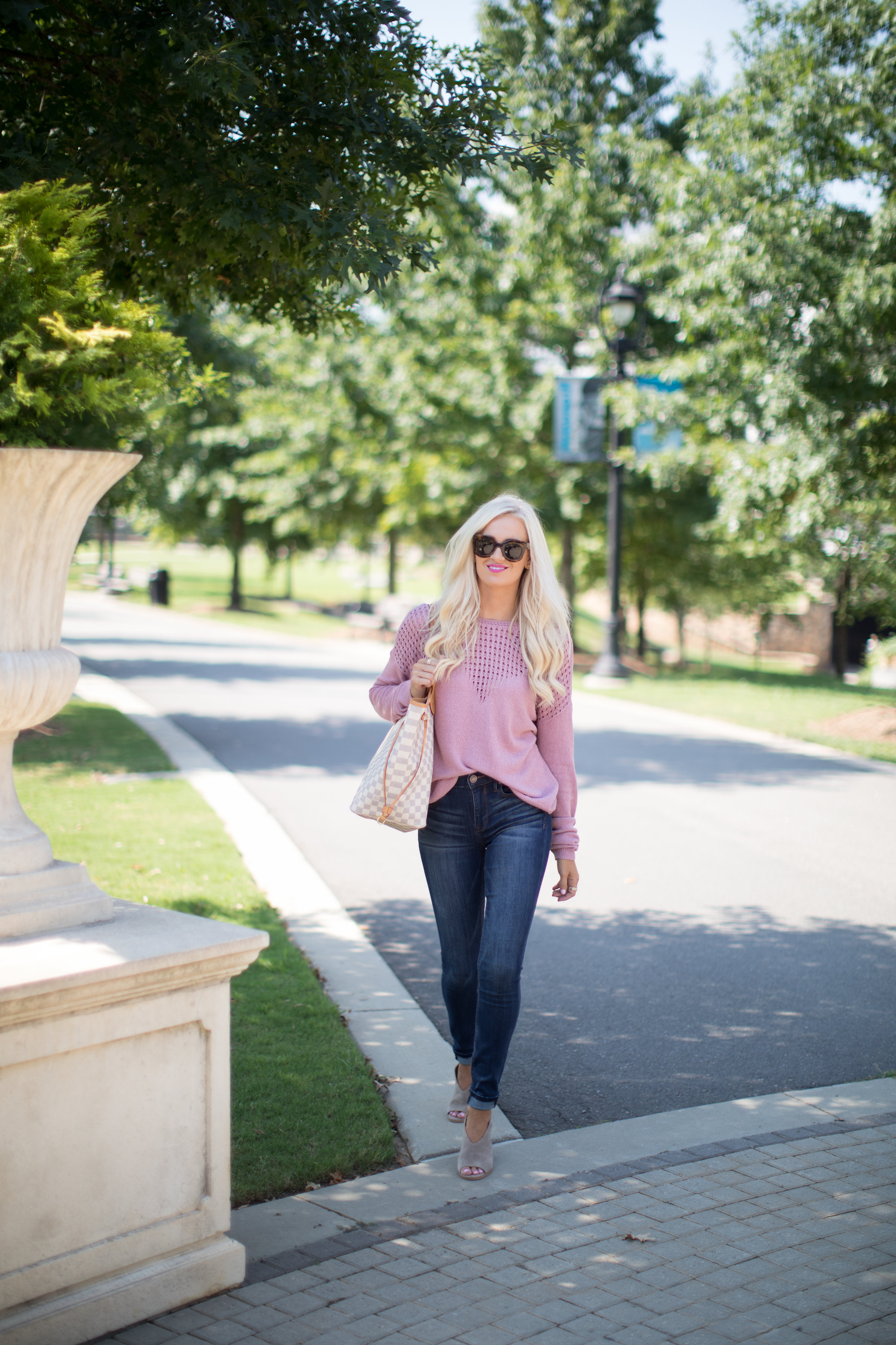 Knit Sweater + Denim - McKenna Bleu