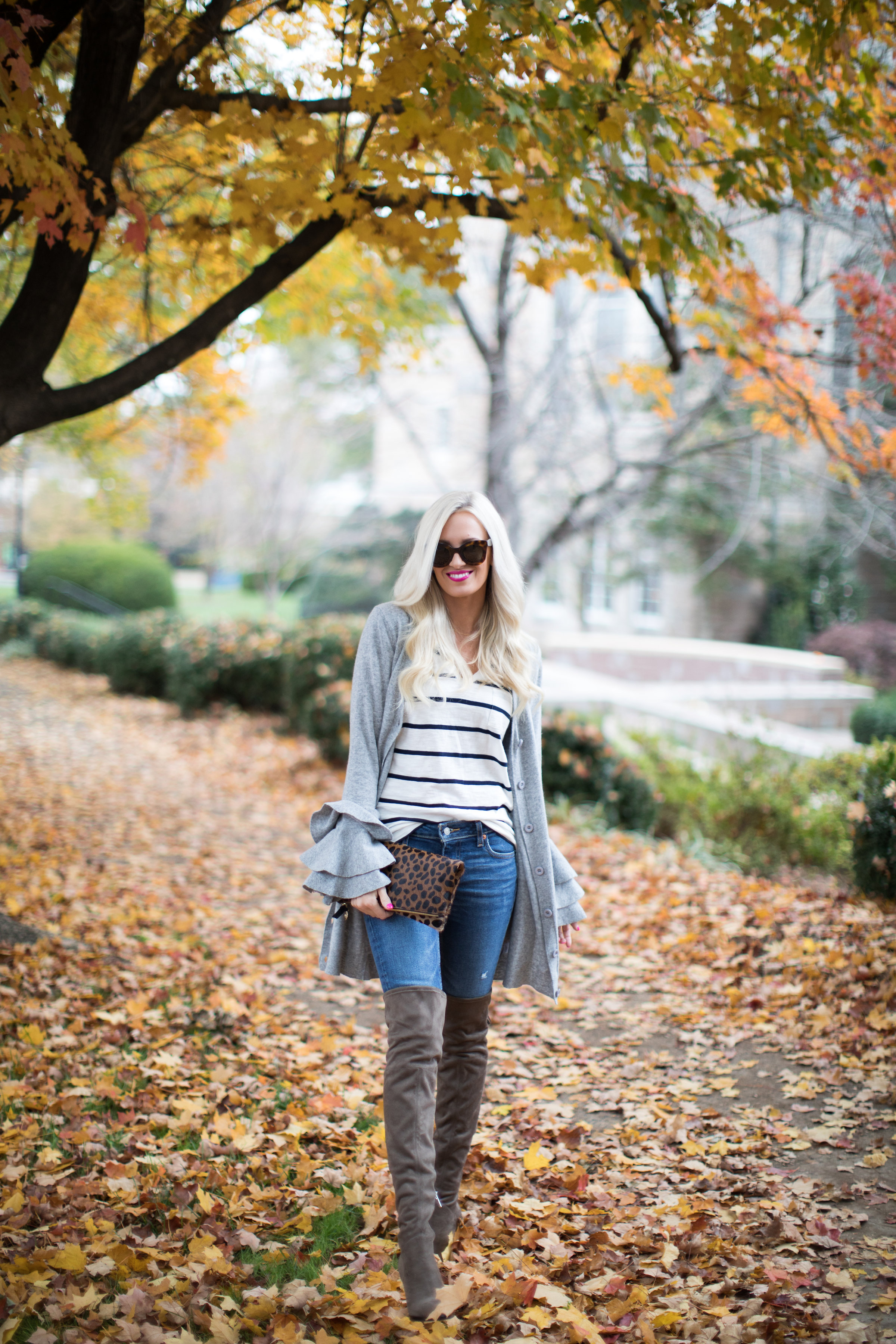 Casual Sweater + The Best Over the Knee Boots - McKenna Bleu