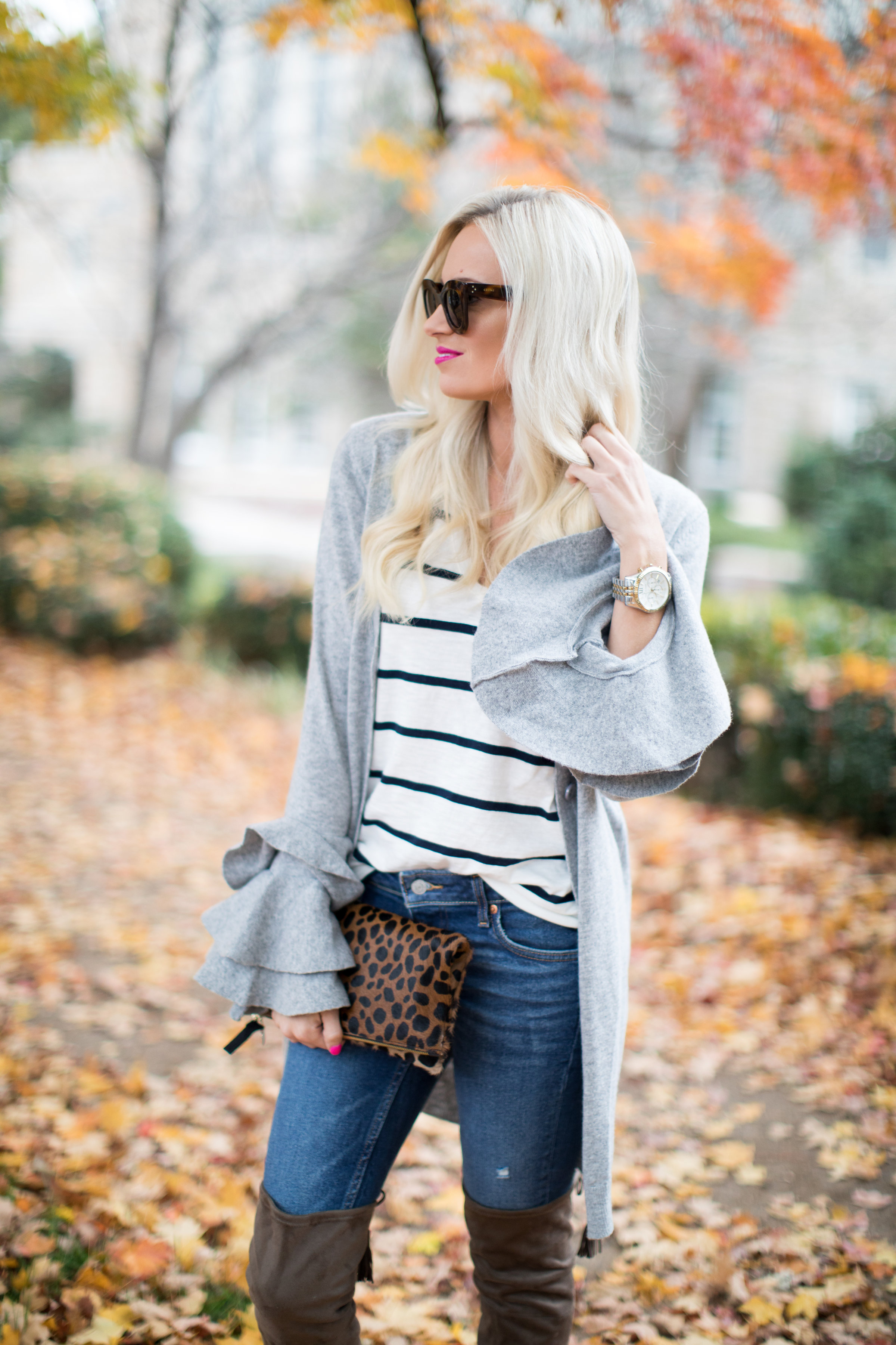 Casual Sweater + The Best Over the Knee Boots - McKenna Bleu